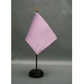 Mauve Pink Nylon Premium Color Flag Fabric